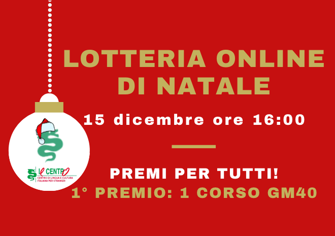 Lotteria di Natale online | Italian School Online